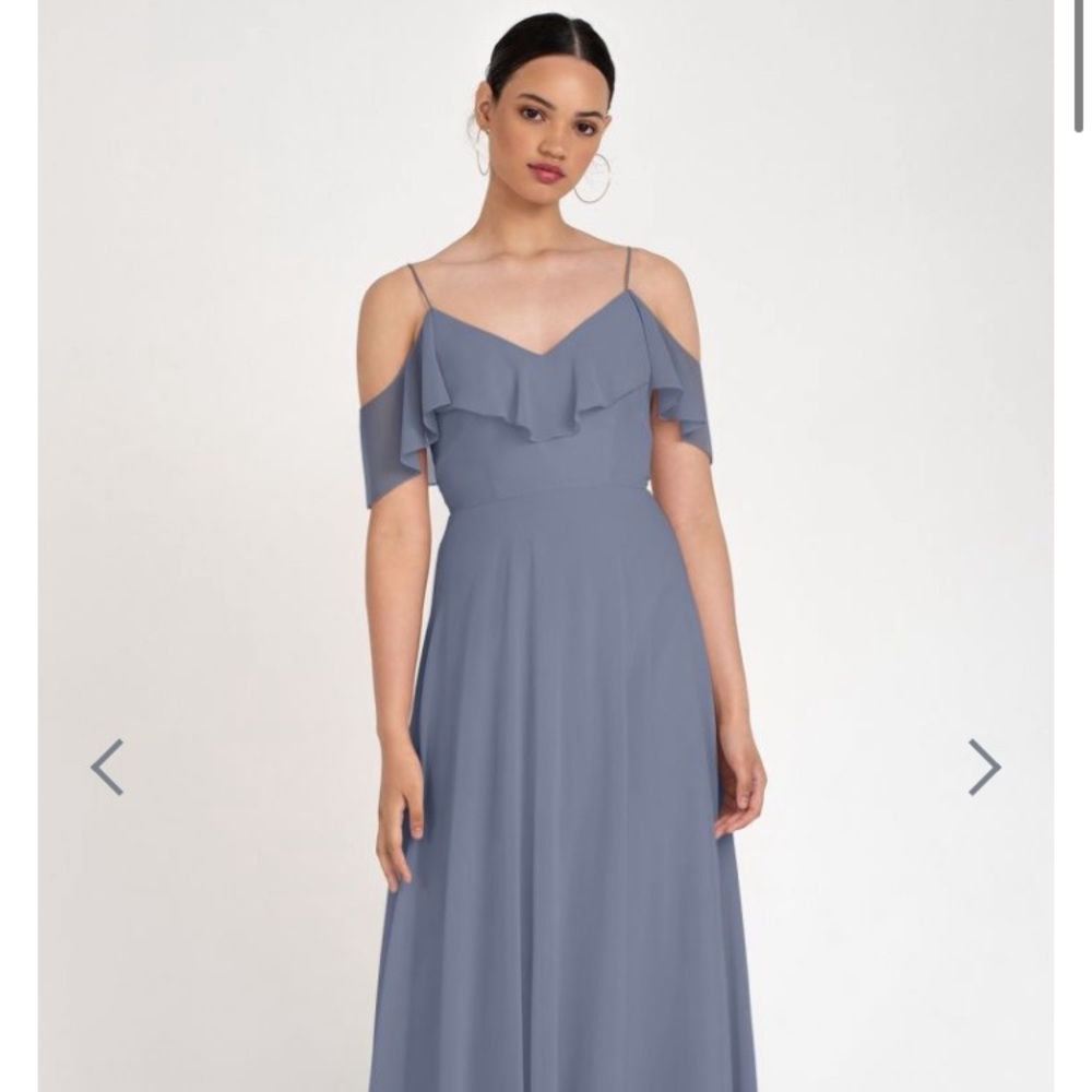 Jenny Yoo Mila dress in Peri color - Picture 3 of 3